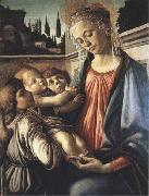 Sandro Botticelli Madonna and Child with two Angels USA oil painting artist